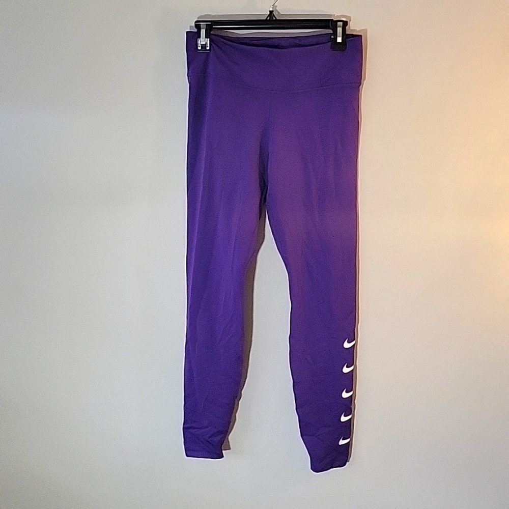Nike Dri-Fit Purple Leggings Size L NWT